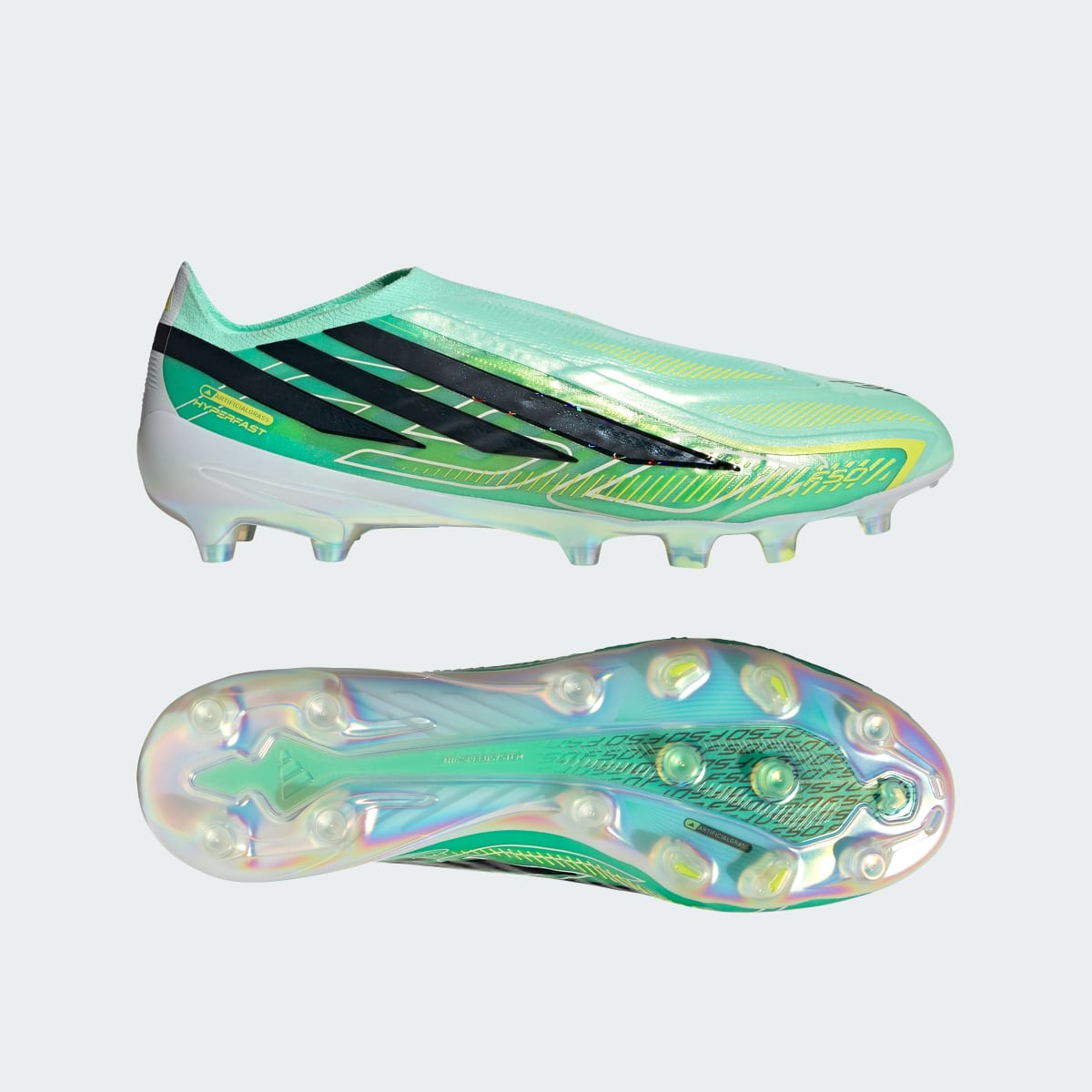 Adidas F50 Hyperfast Elite Laceless AG voetbalschoen — foto 2