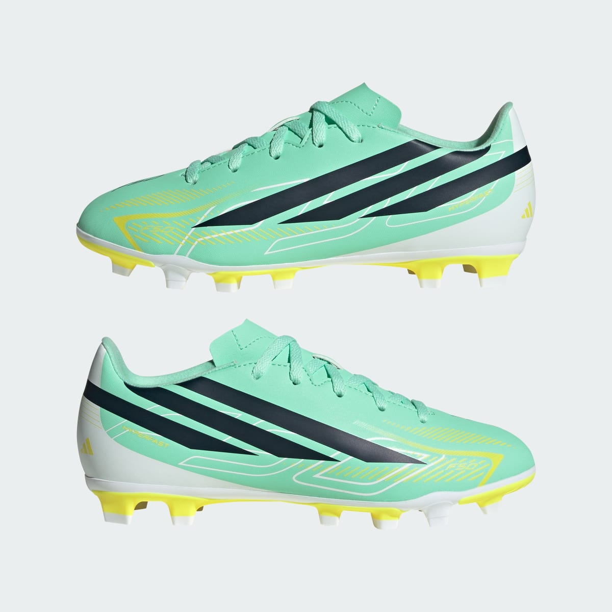 Adidas F50 Hyperfast Club FG MG Kids voetbalschoen — foto 8
