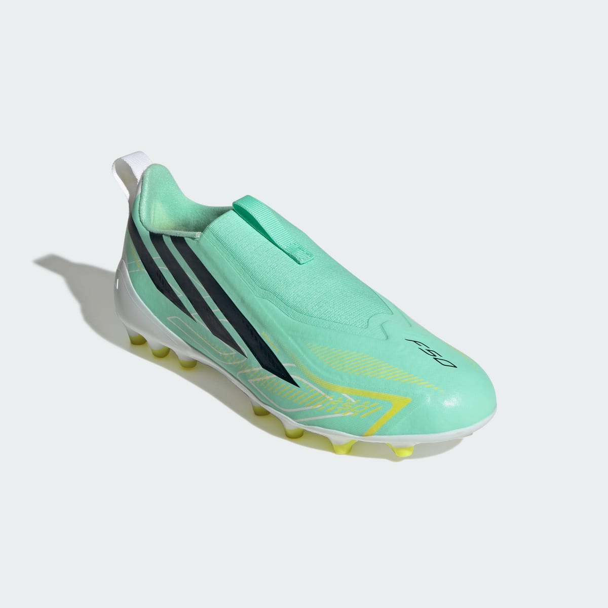 Adidas F50 Hyperfast League Laceless AG Kids voetbalschoen