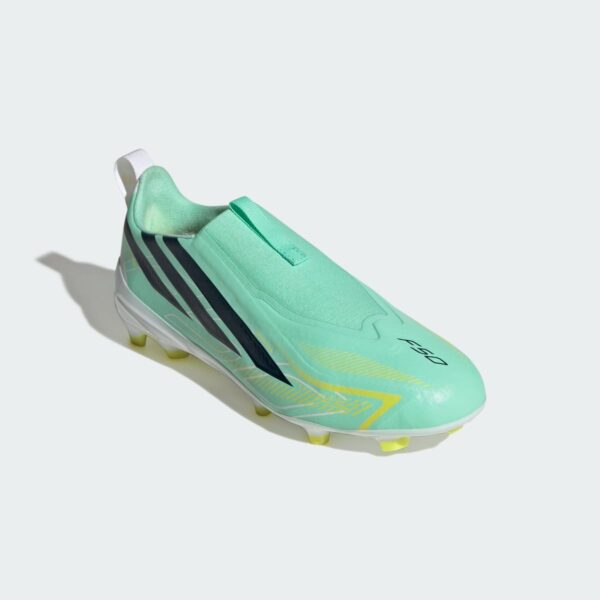 Adidas F50 Hyperfast League Laceless FG Kids voetbalschoen