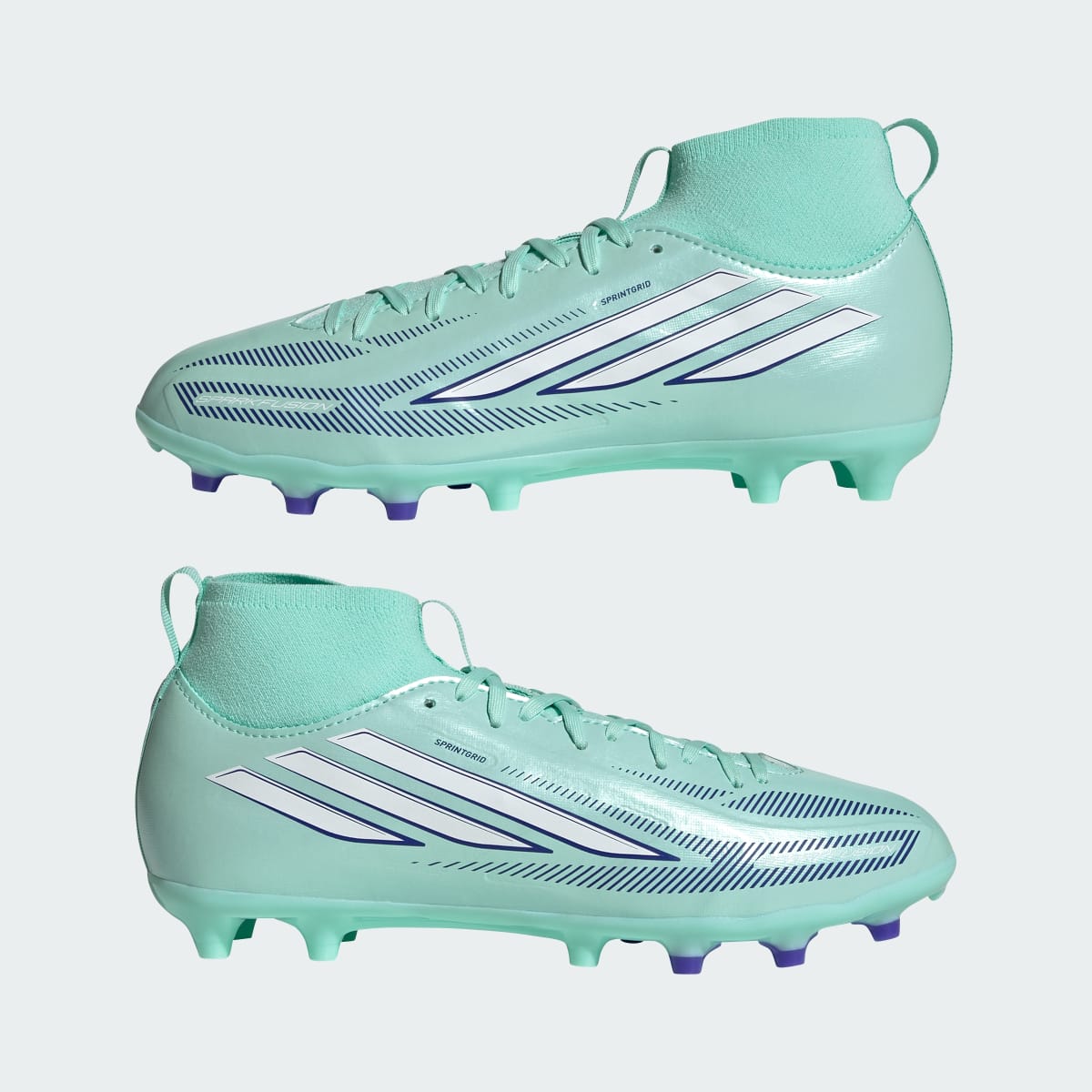 Adidas F50 Sparkfusion League Mid Cut FG AG Kids — foto 8