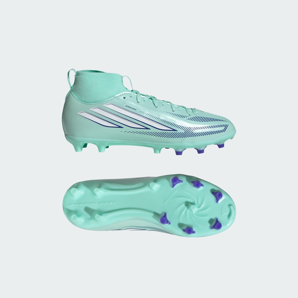 Adidas F50 Sparkfusion League Mid Cut FG AG Kids — foto 2